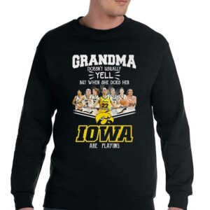 Grandma Doesnt Usually Yell But When She Does Her Iowa Playing T-shirt 3 Grandma Doesnt Usually Yell But When She Does Her Iowa Playing T shirt 4