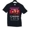 Green Day The Saviors Tour 37th Anniversary 1987-2024 Thank You For The Memories T-shirt