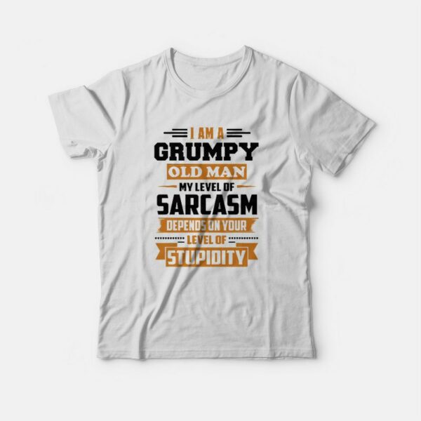 Grumpy Old Man Vintage T-shirt