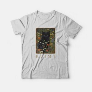 Gustav Klimt Garden Cat T-Shirt