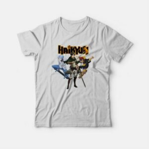 Haikyuu Sk8 The Infinity Attack on Titan Eren Jaeger Reki Langa T Shirt 4