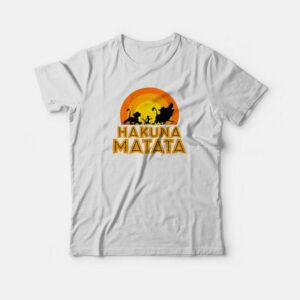 Hakuna Matata Sunset Lion King T shirt 3