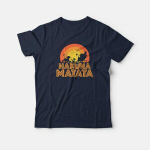 Hakuna Matata Sunset Lion King T shirt 4