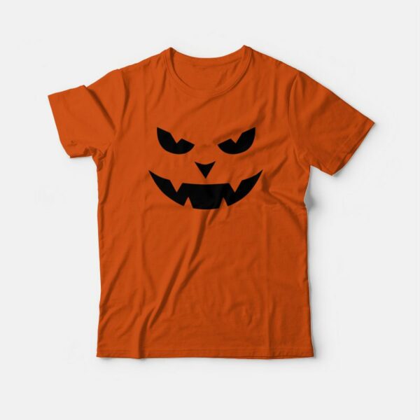 Halloween Pumpkin Face T-shirt