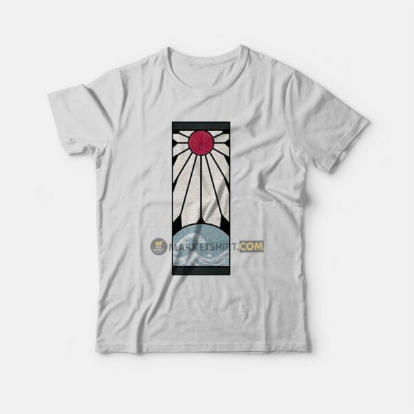 Hanafuda Earring Tanjiro Kimetsu No Yaiba T-Shirt