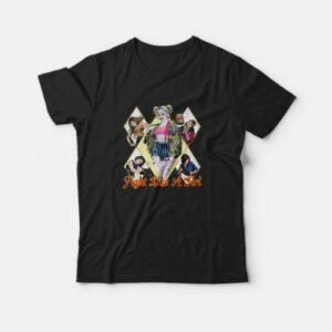 Harley Quinn Birds Of Prey Fight Like A Girl T-Shirt 1 Harley Quinn Birds Of Prey Fight Like A Girl T Shirt 2