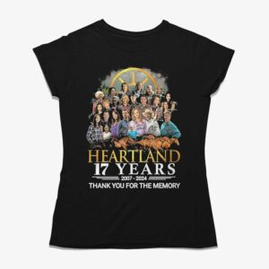 Heartland 17 Years 2007-2024 Thank You For The Memories T-shirt