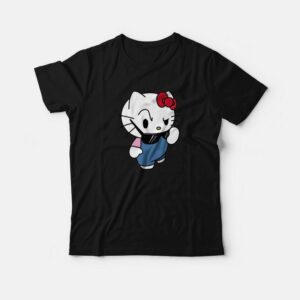 Hello Kitty Gangster Raised Eyebrow T Shirt 1