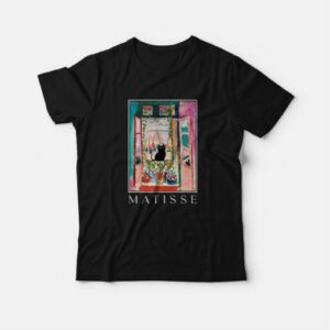 Henri Matisse Open Window Cat T-Shirt 2 Henri Matisse Open Window Cat T Shirt 3