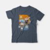 Hinata Shouyou X Kuroko Tetsuya Anime Chibi T-shirt