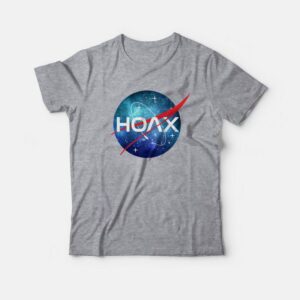 Hoax Nasa Parody Logo T-Shirt 2 Hoax Nasa Parody Logo T Shirt 3
