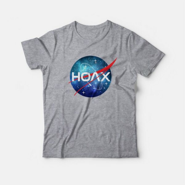 Hoax Nasa Parody Logo T-Shirt