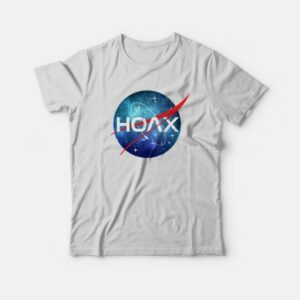 Hoax Nasa Parody Logo T-Shirt 3 Hoax Nasa Parody Logo T Shirt 4