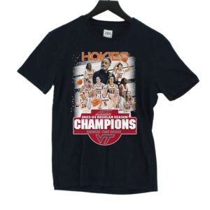 Hokies Acc 2023-24 Regular Season Champions Virginia Tech Hokies T-shirt Hokies Acc 2023-24 Regular Season Champions Virginia Tech Hokies T-shirt