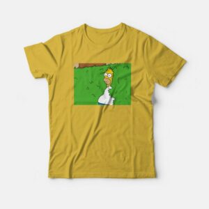 Homer Simpson Backing into Bushes T shirt 3