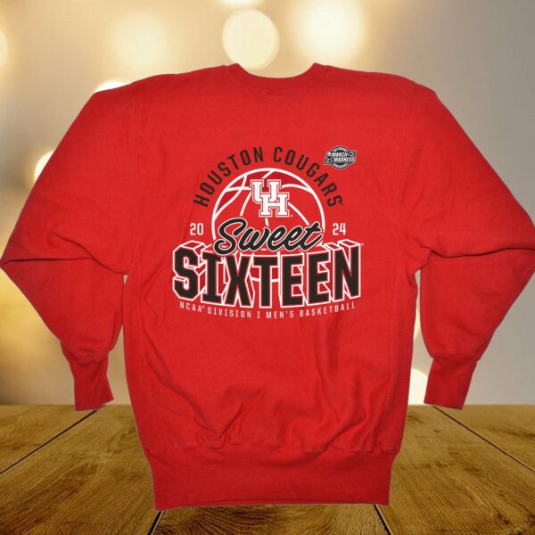 Houston Cougars 2024 Ncaa Tournament March Madness Sweet Sixteen Defensive Stance T-shirt