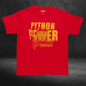 Hulk Hogan 40 Years Python Power T-shirt 3 Hulk Hogan 40 Years Python Power T shirt 4