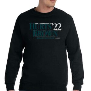 Hurts brown 22 Jalen Hurts Shirt 4