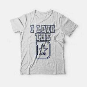 I Love Dallas Cowboys T-shirt 1 I Love Dallas Cowboys T shirt 2