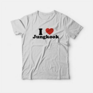 I Love Jungkook BTS T Shirt 3