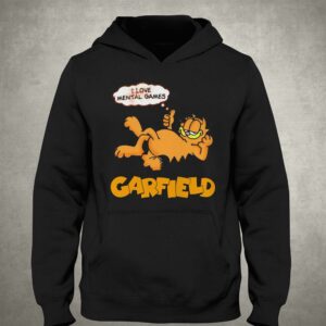 I Love Mental Games Garfield Shirt 3