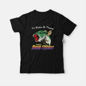 I’d Rather Be Playing Sega Bass Fishing T-Shirt