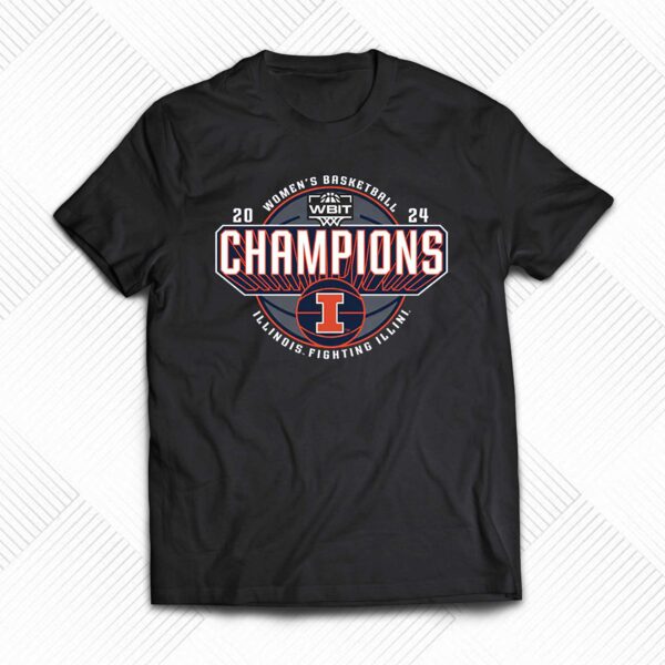Illinois Fighting Illini 2024 Wbit Champions T-shirt