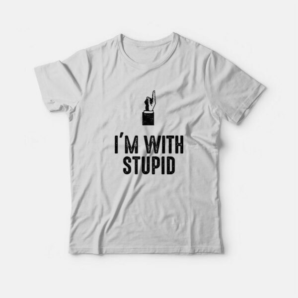 I’m With Stupid Couple T-Shirt