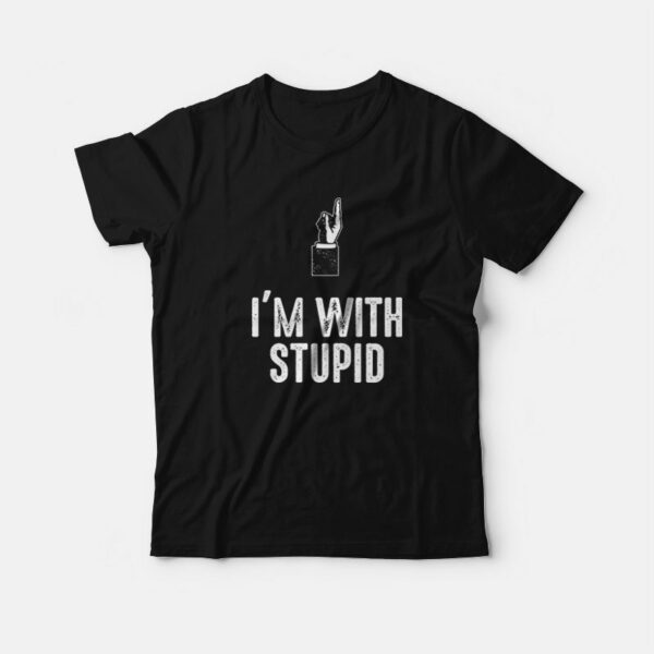 I’m With Stupid Couple T-Shirt