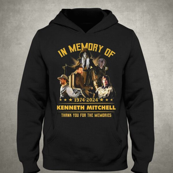 In Memory Of 1974-2024 Kenneth Mitchell Thank You For The Memories T-shirt