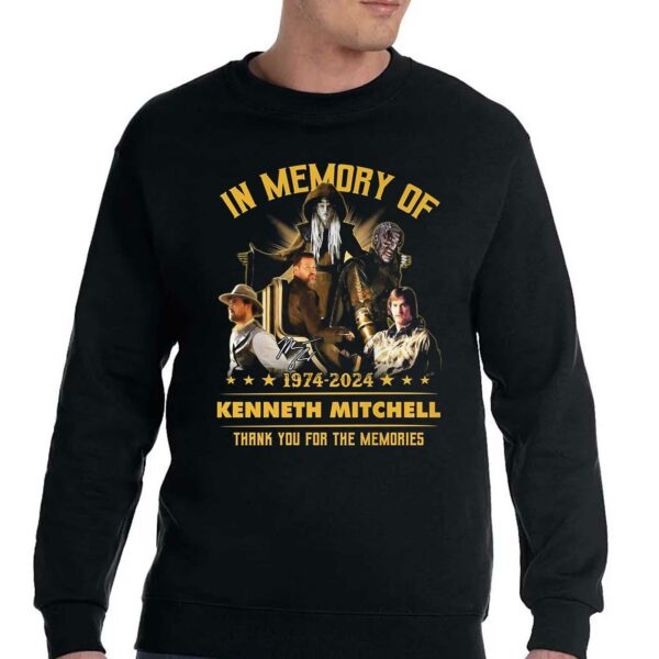 In Memory Of 1974-2024 Kenneth Mitchell Thank You For The Memories T-shirt