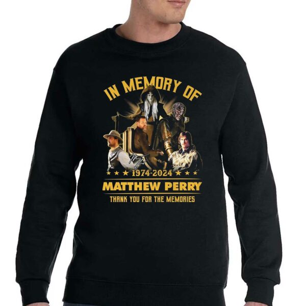 In Memory Of 1974-2024 Matthew Perry Thank You For The Memories T-shirt