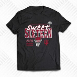 Indiana Hoosiers 2024 Ncaa Tournament March Madness Sweet 16 Fast Break T-shirt Indiana Hoosiers 2024 Ncaa Tournament March Madness Sweet 16 Fast Break T-shirt