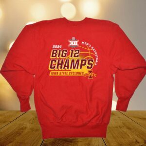 Iowa State Cyclones 2024 Big 12 Men’s Basketball Conference Tournament Champions Locker Room T-shirt