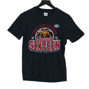 Iowa State Cyclones 2024 Ncaa Tournament March Madness Sweet Sixteen Defensive Stance T-shirt Iowa State Cyclones 2024 Ncaa Tournament March Madness Sweet Sixteen Defensive Stance T-shirt
