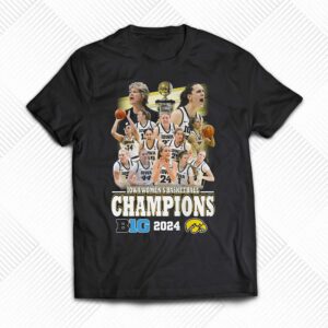 Iowa Womens Basketball Champions B1g 2024 T-shirt Iowa Womens Basketball Champions B1g 2024 T-shirt