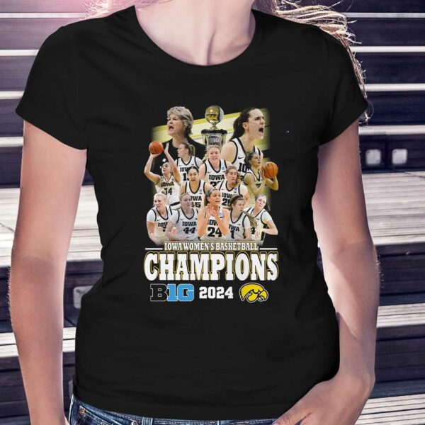 Iowa Womens Basketball Champions B1g 2024 T-shirt