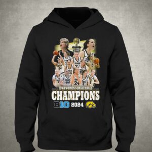 Iowa Womens Basketball Champions B1g 2024 T-shirt 2 Iowa Womens Basketball Champions B1g 2024 T shirt 3