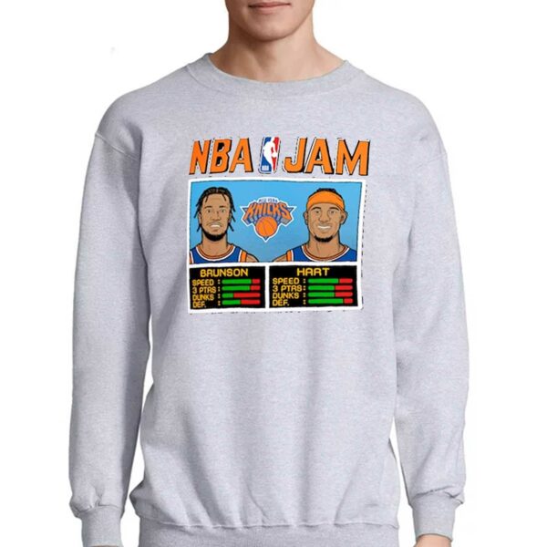 Jalen Brunson Josh Hart New York Knicks Homage Unisex Nba Jam T-shirt