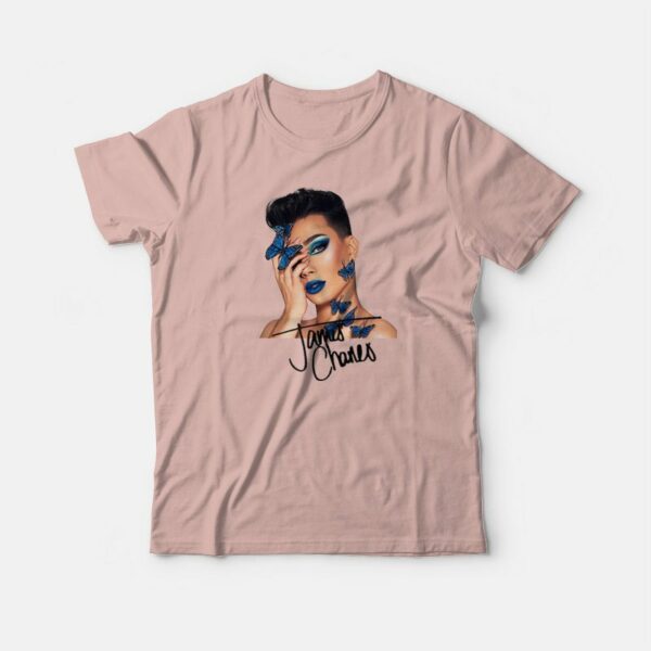 James Charles Butterfly Signature T-shirt