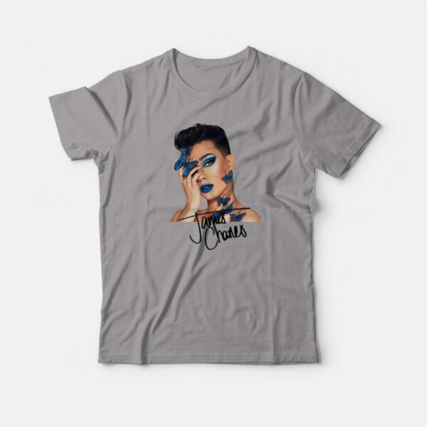 James Charles Butterfly Signature T-shirt