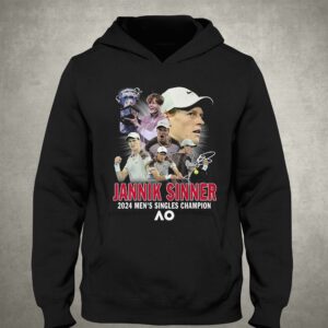 Jannik Sinner 2024 Mens Singles Champion At Ao T shirt 3