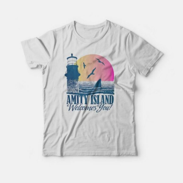 Jaws Amity Island Tourist Welcome T-Shirt