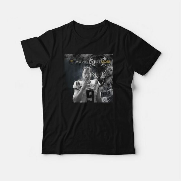 Joe Burrow Smoking Cigar Bengals T-Shirt