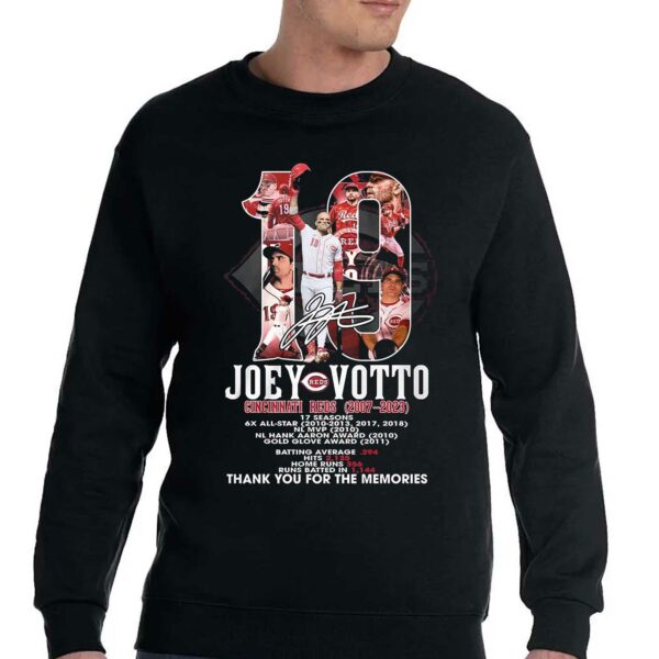 Joey Votto Cincinnati Reds 2007-2023 Thank You For The Memories T-shirt