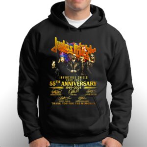 Judas Priest Invincible Shield Tour 2024 55th Anniversary 1969-2024 Thank You For The Memories T-shirt 2 Judas Priest Invincible Shield Tour 2024 55th Anniversary 1969 2024 Thank You For The Memories T shirt 3