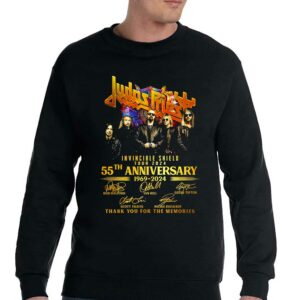 Judas Priest Invincible Shield Tour 2024 55th Anniversary 1969-2024 Thank You For The Memories T-shirt 3 Judas Priest Invincible Shield Tour 2024 55th Anniversary 1969 2024 Thank You For The Memories T shirt 4