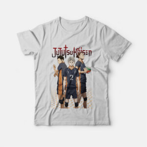 Jujutsu Kaisen Haikyuu T-Shirt 1 Jujutsu Kaisen Haikyuu T Shirt 2