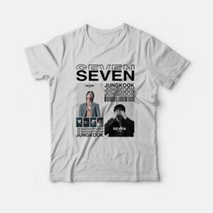 Jungkook BTS Seven Single Kpop T-Shirt 1 Jungkook BTS Seven Single Kpop T Shirt 2
