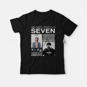 Jungkook BTS Seven Single Kpop T-Shirt 3 Jungkook BTS Seven Single Kpop T Shirt 4